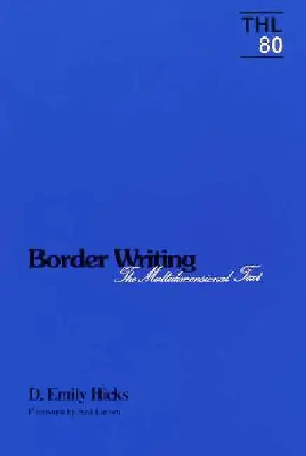 Buy Border Writing (English, D. Emily Hicks) Online at Best Price - BookBajar