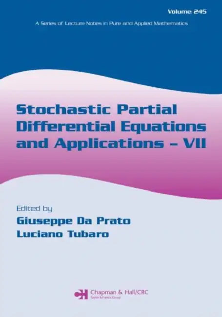 Buy Stochastic Partial Differential Equations and Applications - VII (English, Giuseppe Da Prato | Luciano Tubaro) Online at Best Price - BookBajar