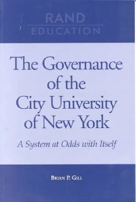 Buy The Governance of the City University of New York (English, Brian P. Gill) Online at Best Price - BookBajar