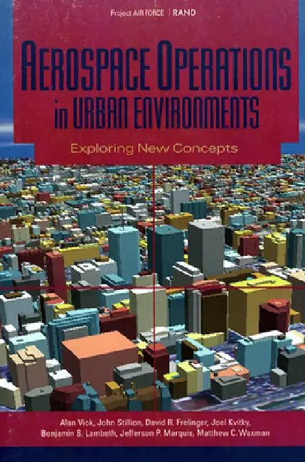 Buy Aerospace Operations in Urban Environments (English, Alan Vick | John Stillion | David R. Frelinger) Online at Best Price - BookBajar