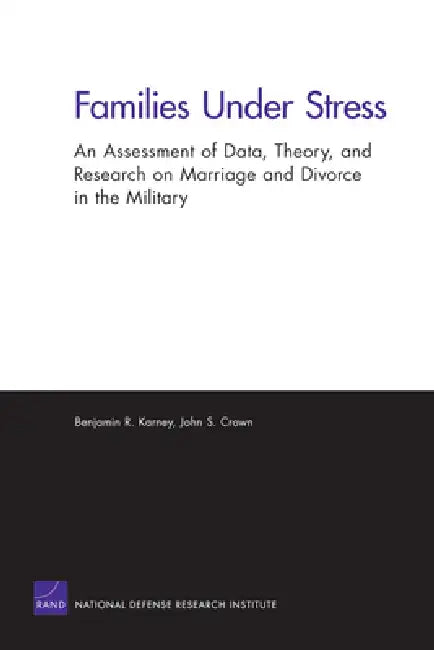 Buy Families Under Stress (English, Benjamin R. Karney | John S. Crown) Online at Best Price - BookBajar