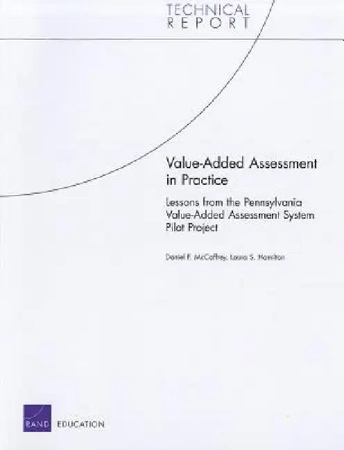 Value-Added Assessment in Practice (English, Daniel F. McCaffrey | Laura S. Hamilton) - Image 1 - BookBajar