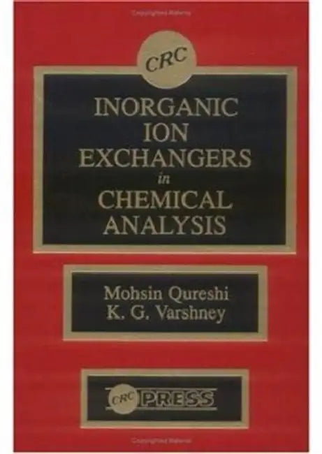 Buy Inorganic Ion Exchangers in Chemical Analysis (English, Qureshi Moshin) Online at Best Price - BookBajar