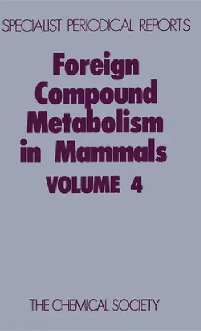 Buy Foreign Compound Metabolism in Mammals (English, D. E. Hathway) Online at Best Price - BookBajar