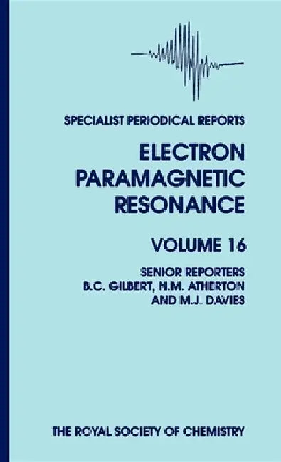 Buy Electron Paramagnetic Resonance (English, Michael D. Sevilla | Bruce C. Gilbert | D. Becker) Online at Best Price - BookBajar