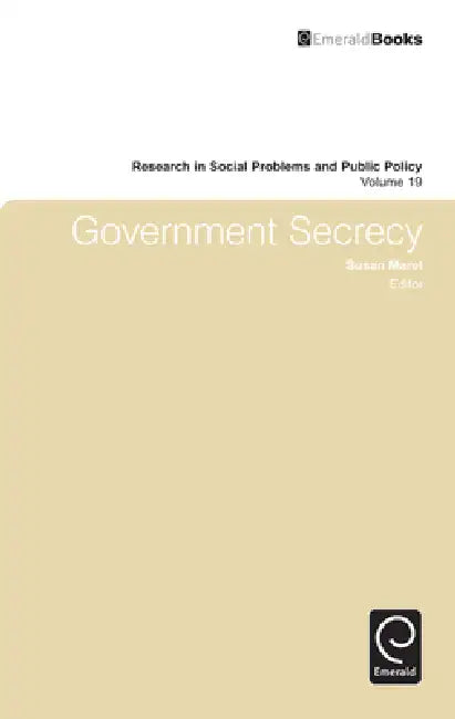 Buy Government Secrecy (English, Susan Maret | Ted I. K. Youn) Online at Best Price - BookBajar