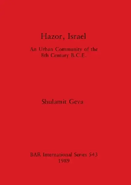 Hazor, Israel (English, Shulamit Geva) - Image 1 - BookBajar
