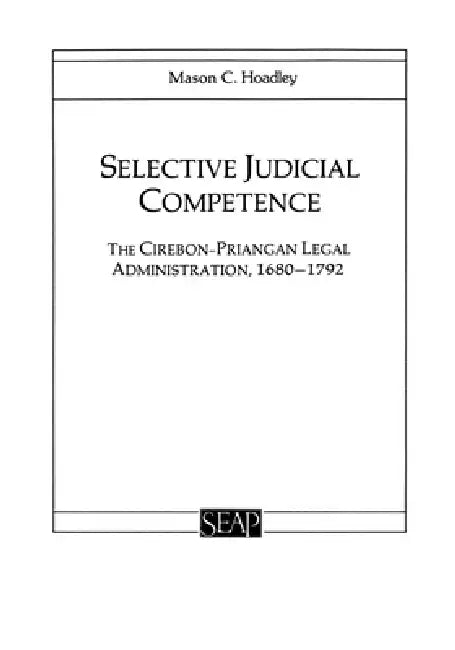 Buy Selective Judicial Competence (English, Mason C. Hoadley) Online at Best Price - BookBajar