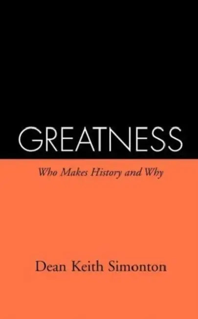 Buy Greatness (English, Dean Keith Simonton) Online at Best Price - BookBajar