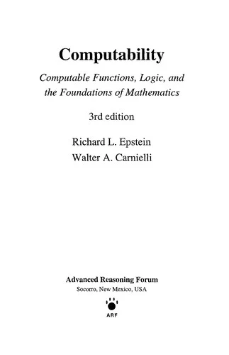 Buy Computability (English, Richard L. Epstein | Walter A. Carnielli) Online at Best Price - BookBajar