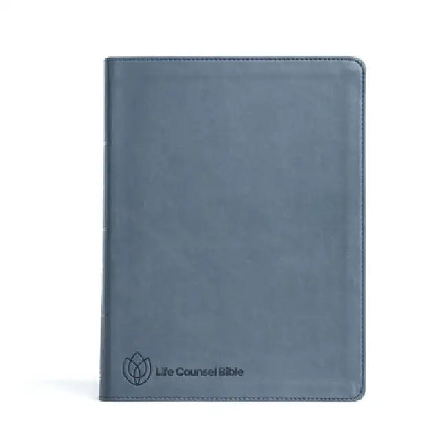 CSB Life Counsel Bible, Slate Blue Leathertouch (English, New Growth Press | Csb Bibles by Holman) - Image 1 - BookBajar