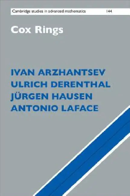Buy Cox Rings (English, Ivan Arzhantsev | Ulrich Derenthal | Jürgen Hausen) Online at Best Price - BookBajar