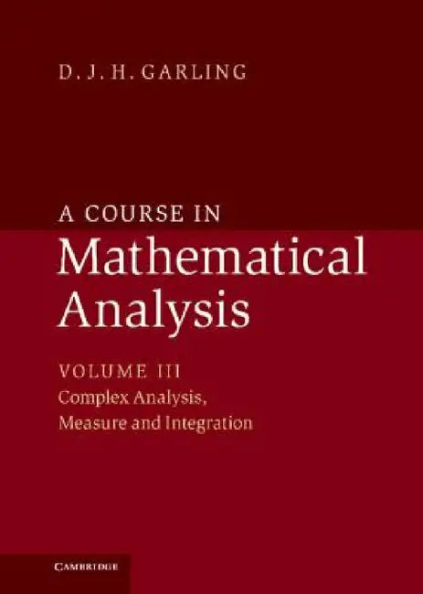Buy A Course in Mathematical Analysis (English, D. J. H. Garling) Online at Best Price - BookBajar