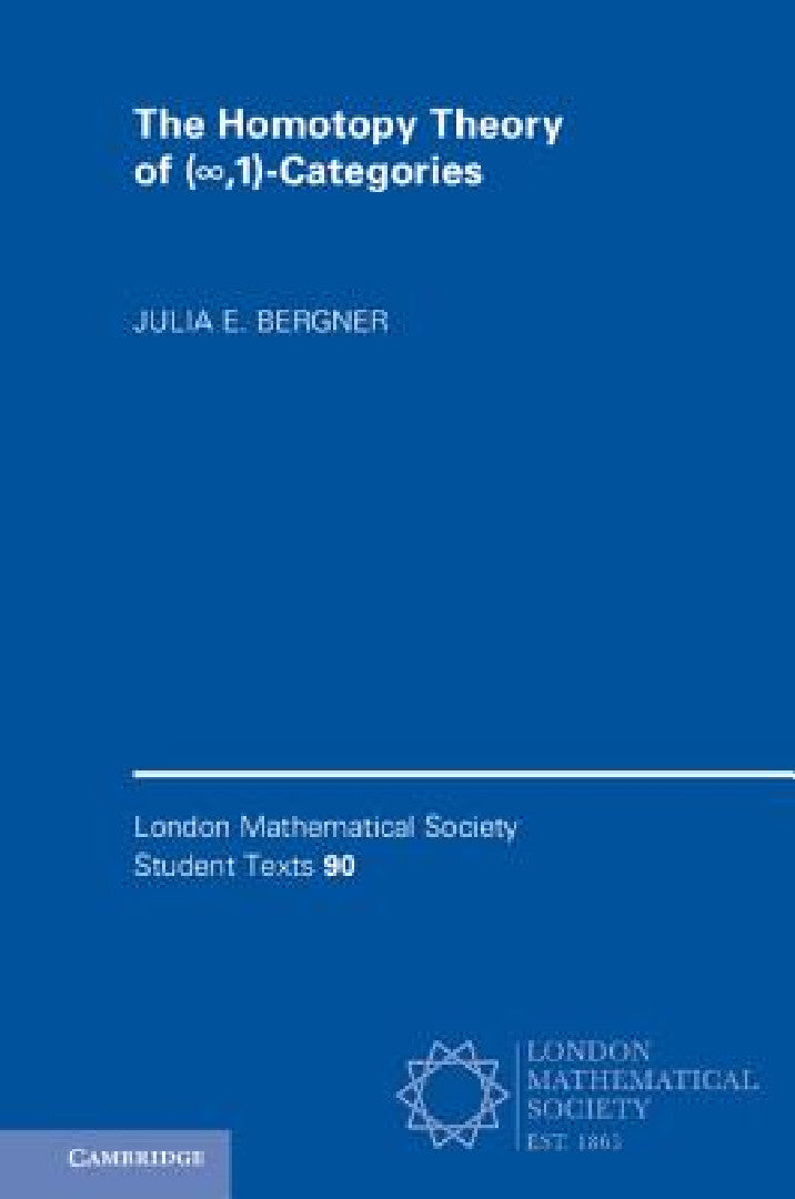 Buy The Homotopy Theory of (∞,1)-Categories (English, Julia E. Bergner) Online at Best Price - BookBajar