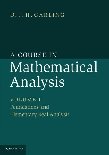 Buy A Course in Mathematical Analysis (English, D. J. H. Garling) Online at Best Price - BookBajar