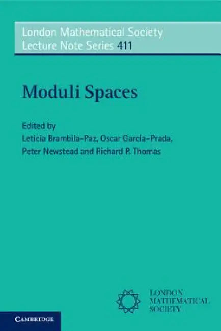 Buy Moduli Spaces (English, Leticia Brambila-Paz | Peter Newstead | Richard P. Thomas) Online at Best Price - BookBajar