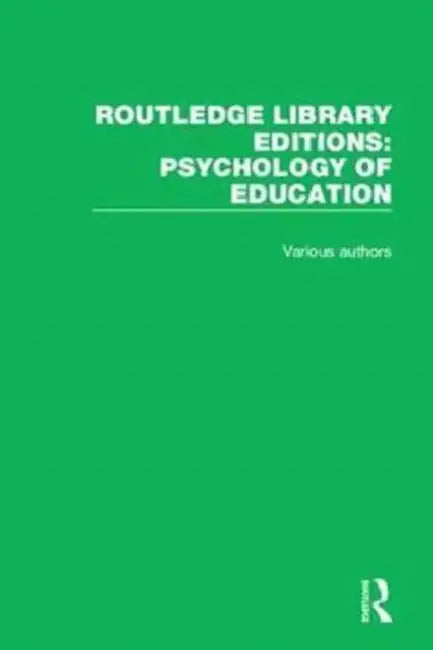 Buy Psychology of Education (English) Online at Best Price - BookBajar