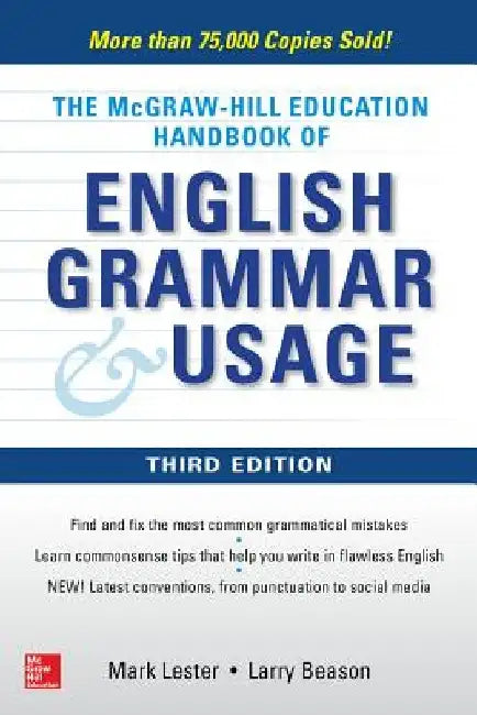 McGraw-Hill Education Handbook of English Grammar & Usage (English, Mark Lester) - Image 1 - BookBajar