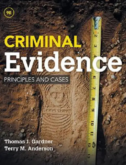 Buy Criminal Evidence (English, Thomas Gardner | Terry Anderson) Online at Best Price - BookBajar