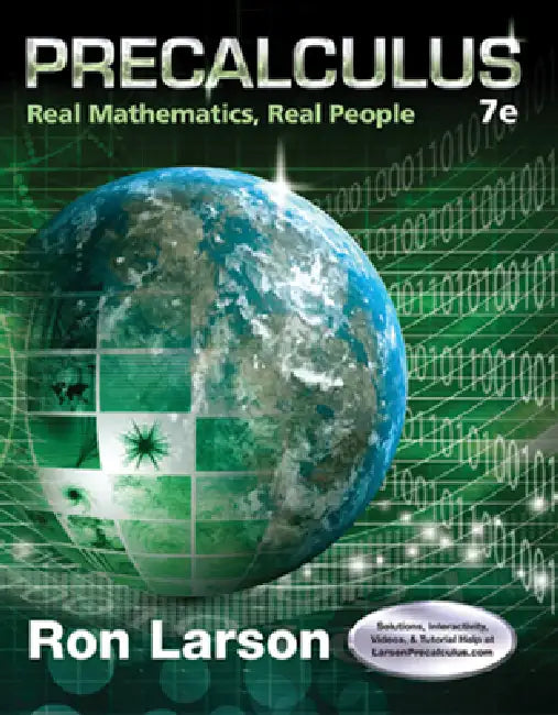 Buy Precalculus (English, Ron Larson) Online at Best Price - BookBajar