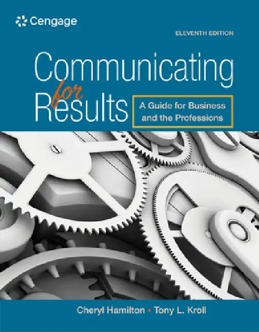 Buy Communicating for Results (English, Cheryl Hamilton) Online at Best Price - BookBajar