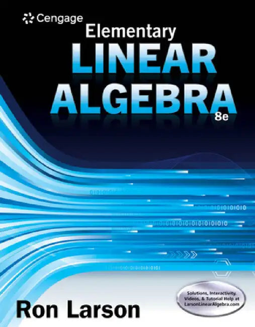 Buy Elementary Linear Algebra (English, Ron Larson) Online at Best Price - BookBajar
