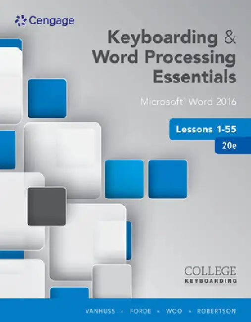 Buy Keyboarding and Word Processing Essentials Lessons 1-55 (English, Susie Vanhuss | Connie Forde | Donna Woo) Online at Best Price - BookBajar