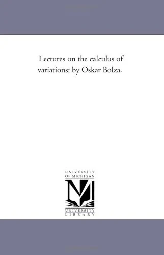 Buy Lectures on the Calculus of Variations; By Oskar Bolza. (English, Oskar Bolza) Online at Best Price - BookBajar