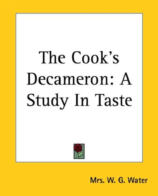 The Cook's Decameron (English, W. G. Water) - Image 1 - BookBajar