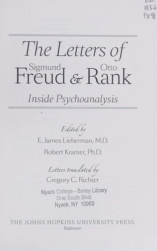 Buy The Letters of Sigmund Freud and Otto Rank (English, E. James Lieberman | Robert Kramer | Gregory C. Richter) Online at Best Price - BookBajar