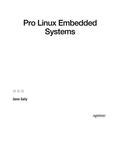 Buy Pro Linux Embedded Systems (English, Gene Sally) Online at Best Price - BookBajar