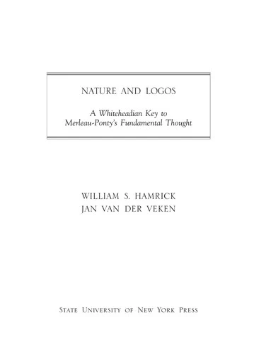 Buy Nature and Logos (English, William S. Hamrick | Jan Van Der Veken) Online at Best Price - BookBajar