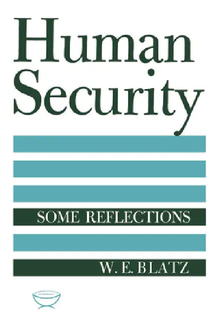 Buy Human Security (English, W. E. Blatz) Online at Best Price - BookBajar