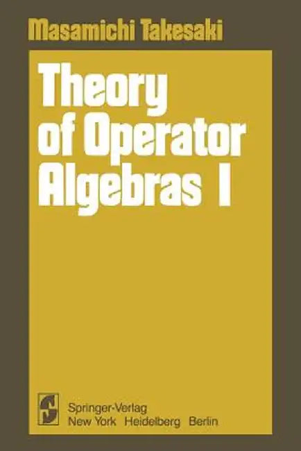 Theory of Operator Algebras I (English, Masamichi Takesaki) - Image 1 - BookBajar