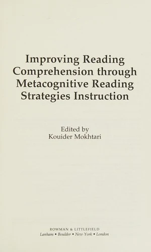 Buy Improving Reading Comprehension Through Metacognitive Reading Strategies Instruction (English, Kouider Mokhtari) Online at Best Price - BookBajar