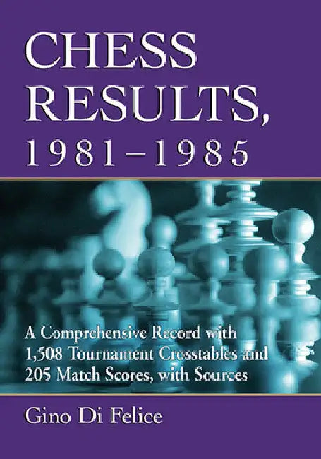 Buy Chess Results, 1981-1985 (English, Gino Di Felice) Online at Best Price - BookBajar