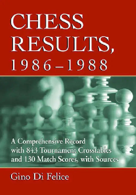 Buy Chess Results, 1986-1988 (English, Gino Di Felice) Online at Best Price - BookBajar