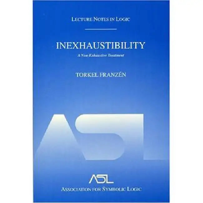 Buy Inexhaustibility (English, Torkel Franzén) Online at Best Price - BookBajar