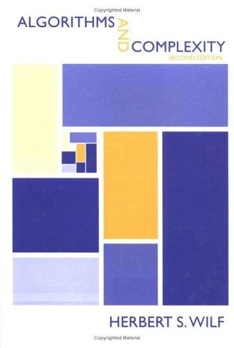 Buy Algorithms and Complexity (English, Herbert S. Wilf) Online at Best Price - BookBajar