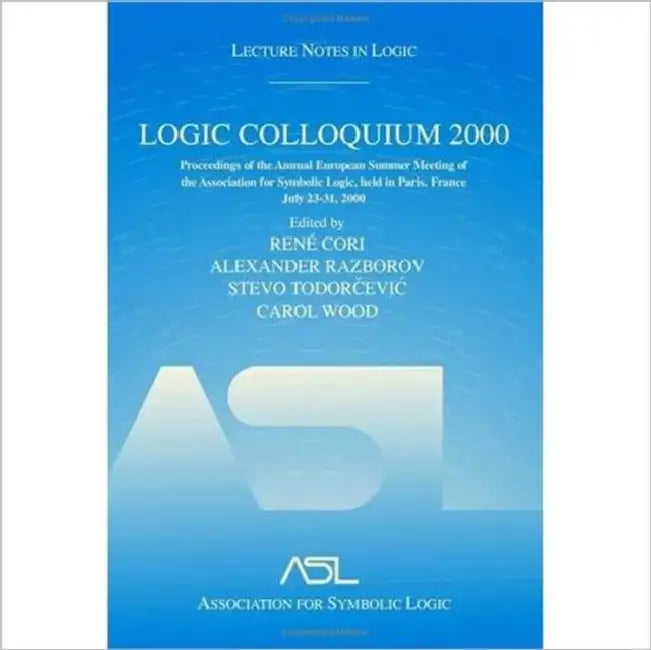 Buy Logic Colloquium 2000 (Hardcover) (English, Rene Cori | Alexander Razborov | Stevo Todorcevic) Online at Best Price - BookBajar