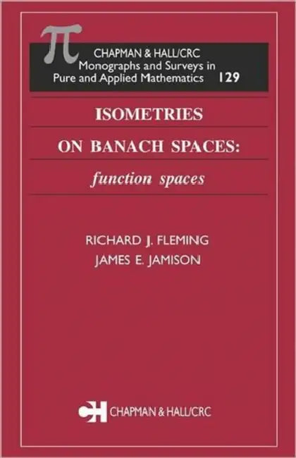 Isometries on Banach Spaces (English, Richard J. Fleming) - Image 1 - BookBajar