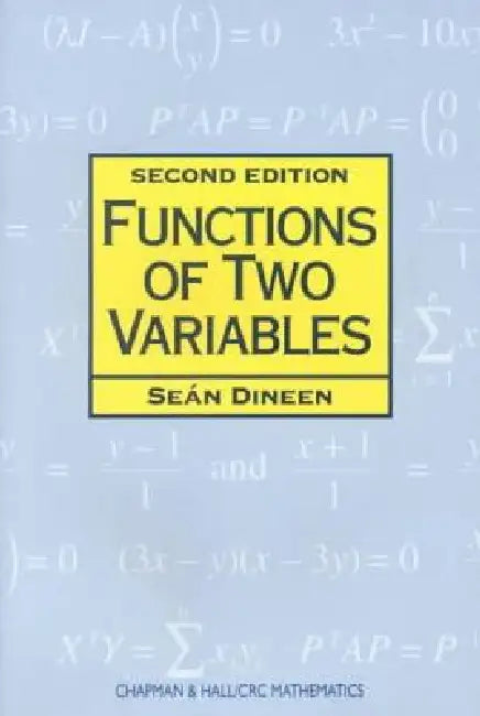 Functions of Two Variables (English, Sean Dineen) - Image 1 - BookBajar