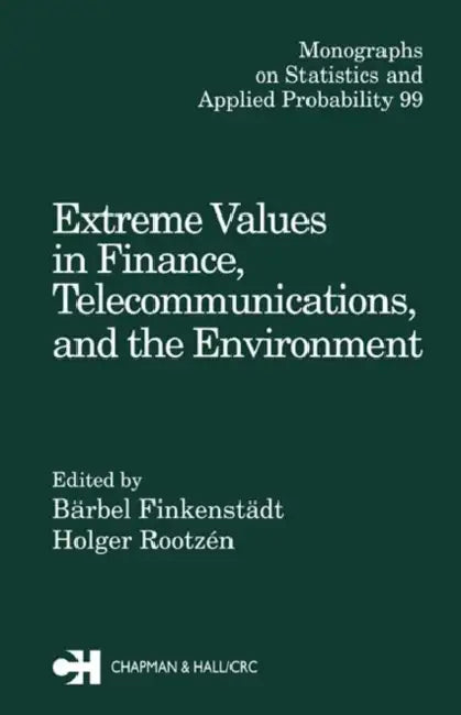 Buy Extreme Values in Finance, Telecommunications, and the Environment (English, Barbel Finkenstadt) Online at Best Price - BookBajar
