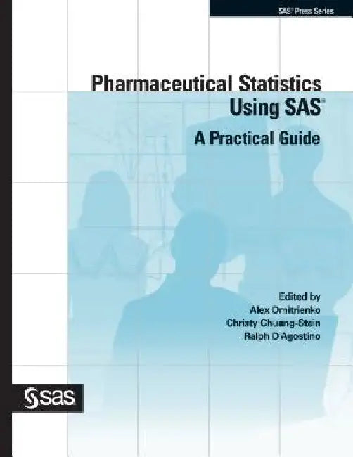 Buy Pharmaceutical Statistics Using SAS (English, Alex Dmitrienko | Christy Chuang-Stein | Ralph D'Agostino) Online at Best Price - BookBajar