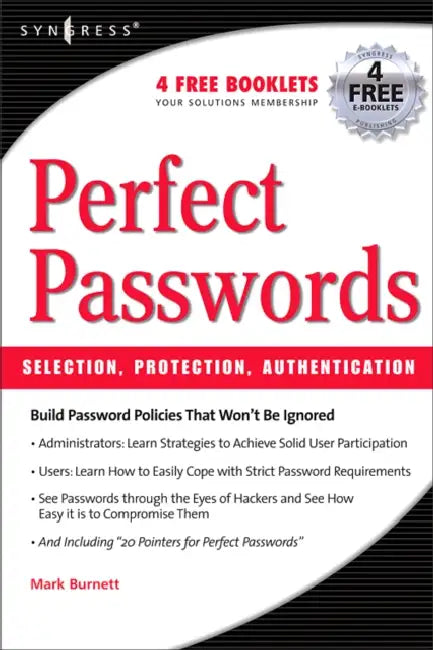 Buy Perfect Password (English, Mark Burnett | Dave Kleiman) Online at Best Price - BookBajar