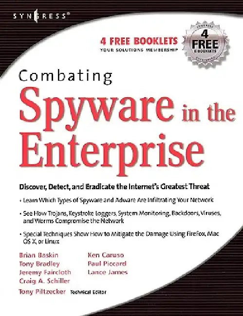 Buy Combating Spyware in the Enterprise (English, Brian Baskin | Paul Piccard | Tony Cissp Bradley) Online at Best Price - BookBajar