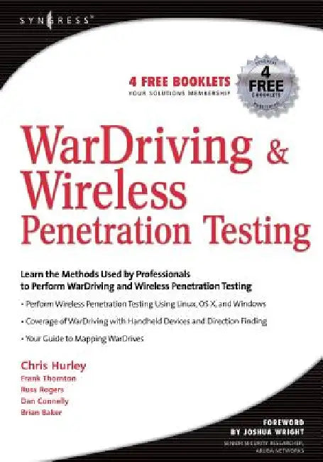 Buy Wardriving & Wireless Penetration Testing (English, Chris Hurley | Russ Rogers | Frank Thornton) Online at Best Price - BookBajar