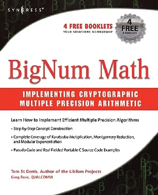 Buy Bignum Math (English, Tom St Denis) Online at Best Price - BookBajar