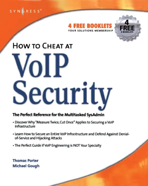 Buy How to Cheat at VoIP Security (English, Thomas Cissp Porter | Michael Gough) Online at Best Price - BookBajar