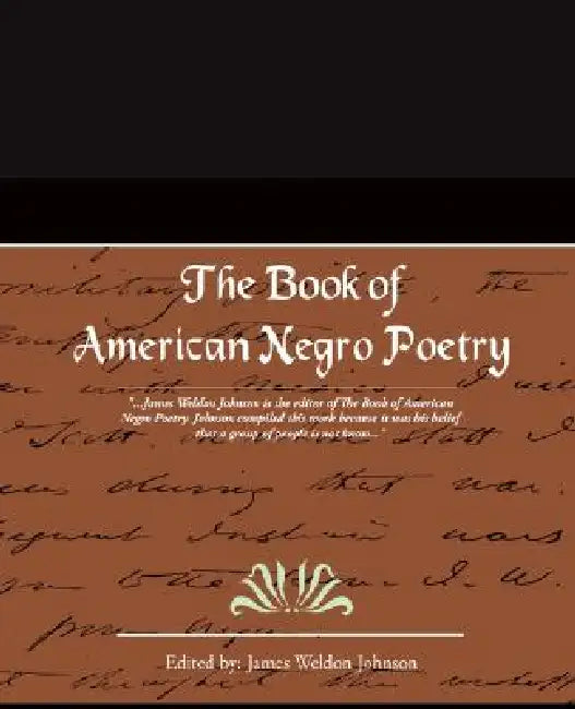 The Book of American Negro Poetry (English, James Weldon Johnson) - Image 1 - BookBajar